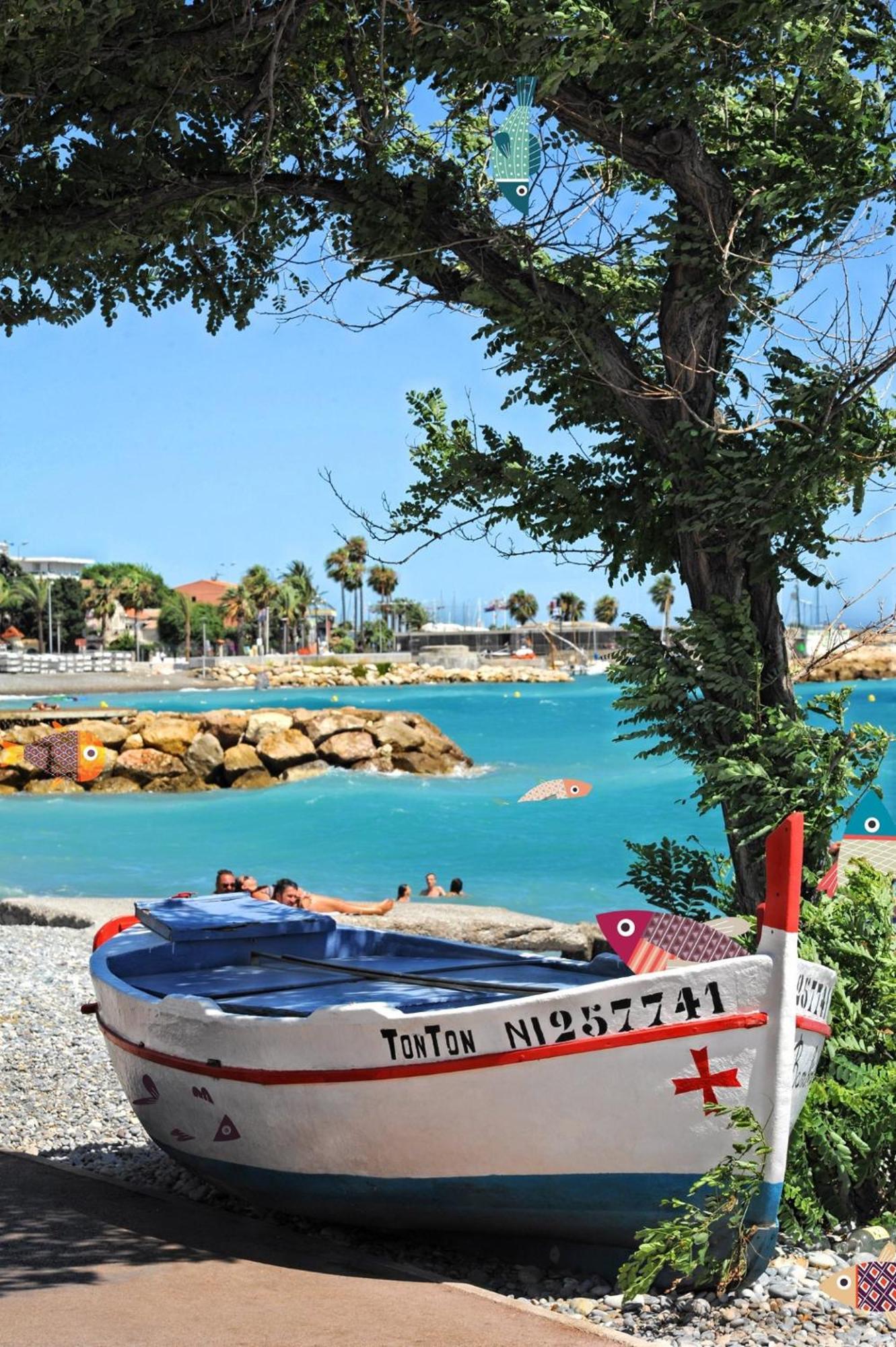 Residence Mediterranee - Beachfront - Sun And Seaview - Pool - Private Parking Cagnes-sur-Mer Buitenkant foto